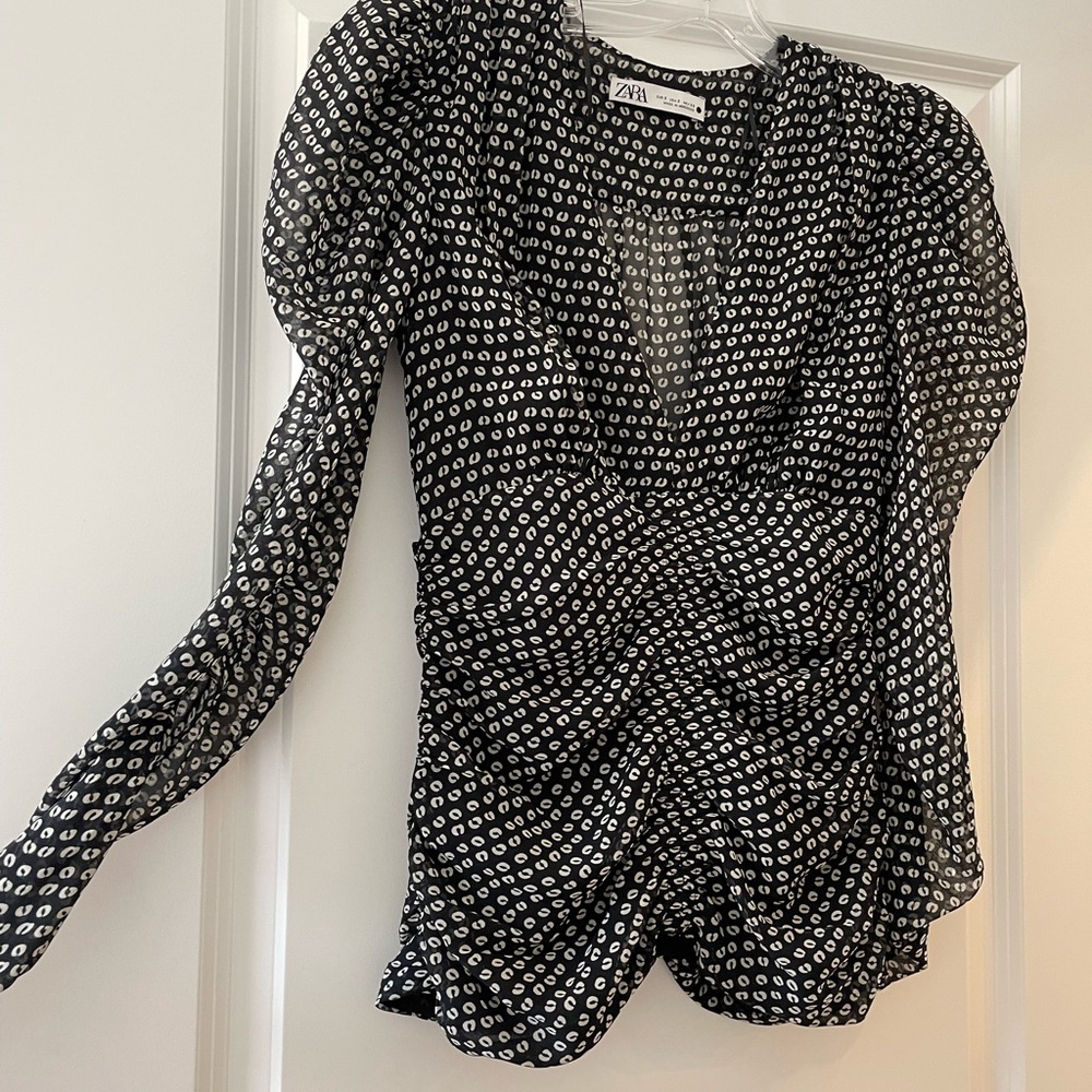 Zara printed top